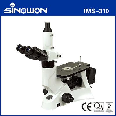 Microscopio metalúrgico invertido de nariz quintuple Sistema óptico infinito IMS-310
