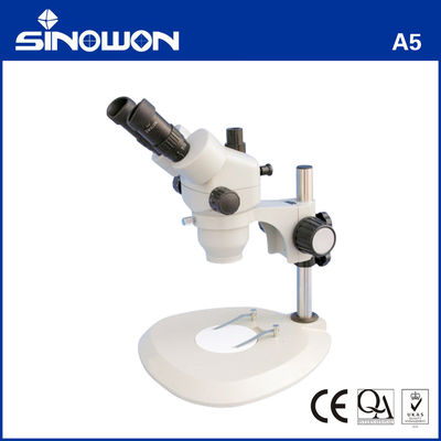 Microscopio estéreo con torreta de alta precisión Microscopio binocular con zoom Microscopio estéreo Serie A5