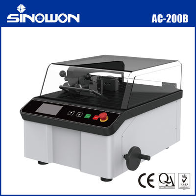 Máquina automática de corte metalúrgico de sección de precisión de mesa