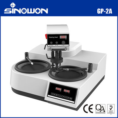 Máquina de rectificación y pulido automática doble de 550W 100 - 1000 rpm Velocidad GP-2A