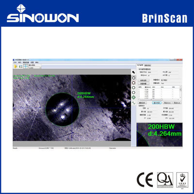 Sistema portátil de medición del probador de dureza de Brinell óptico digital BrinScan
