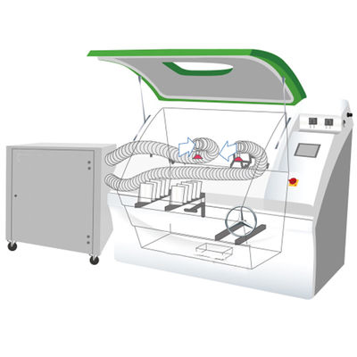 Compañía de ensayo de rociado de sal SST-1000-CCT CCT Máquina de ensayo de rociado de sal compuesta CE homologada